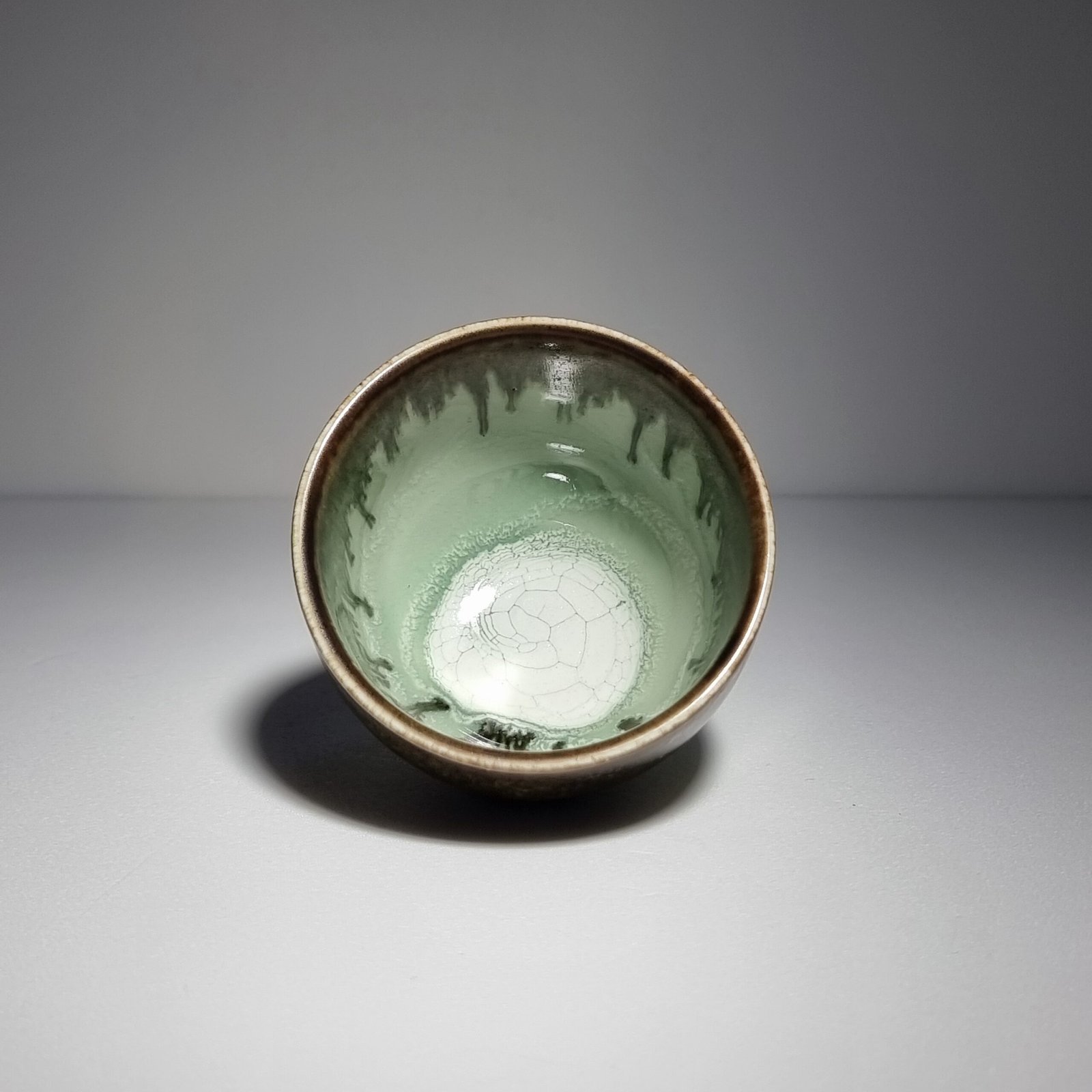 Olive Teacup - Handmade Ceramic - Image 2