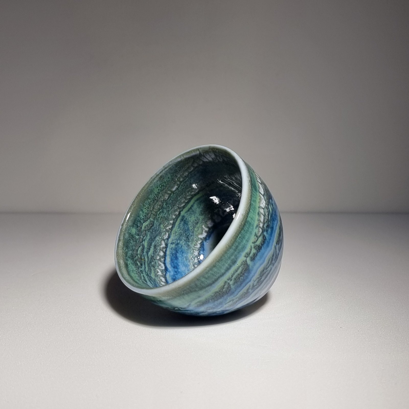 Teal Teacup - Handmade Ceramic - Image 3