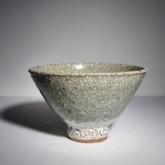Grey Matte Speckled Matcha Bowl - Handmade Ceramic